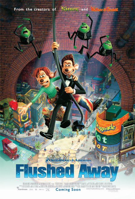 انیمیشن بر آب رفته Flushed Away